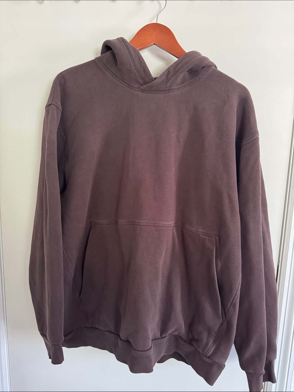 Men's Pullover Hoodie - Brown